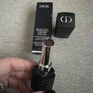 DIOR Rouge Dior Forever Transfer-Proof Lipstick  Stain 500 Nude Soul $47 New